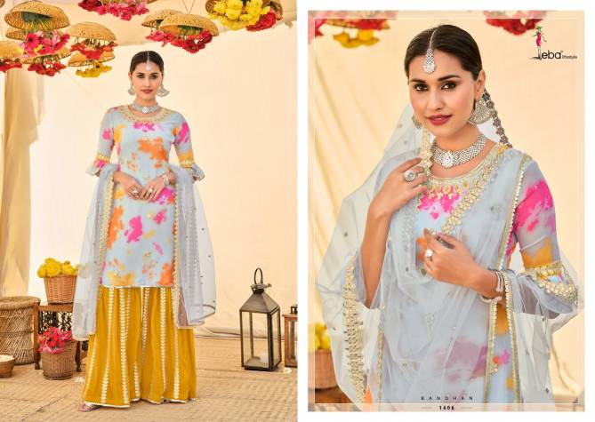 Eba Bandhan Exclusive Fancy Wedding Wear Georgette Salwar Suits Collection